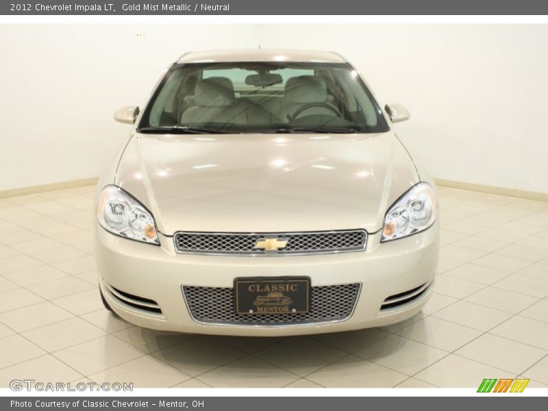 Gold Mist Metallic / Neutral 2012 Chevrolet Impala LT