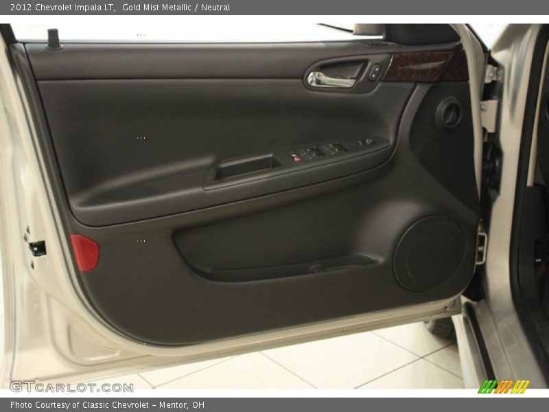 Gold Mist Metallic / Neutral 2012 Chevrolet Impala LT