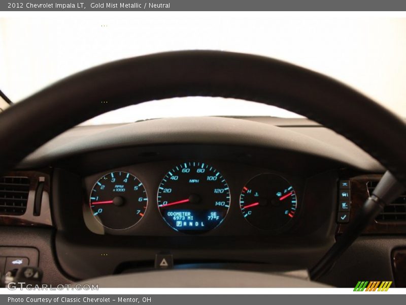 Gold Mist Metallic / Neutral 2012 Chevrolet Impala LT