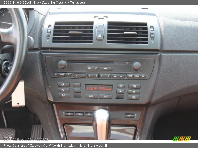 Black Sapphire Metallic / Terracotta 2006 BMW X3 3.0i