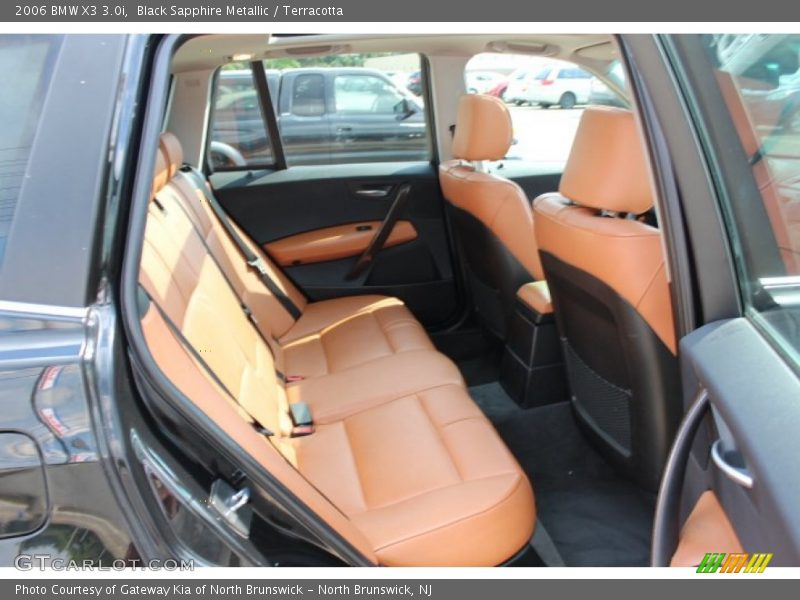 Black Sapphire Metallic / Terracotta 2006 BMW X3 3.0i