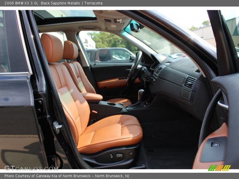 Black Sapphire Metallic / Terracotta 2006 BMW X3 3.0i