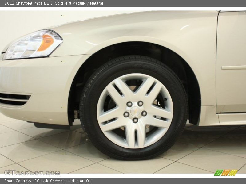 Gold Mist Metallic / Neutral 2012 Chevrolet Impala LT