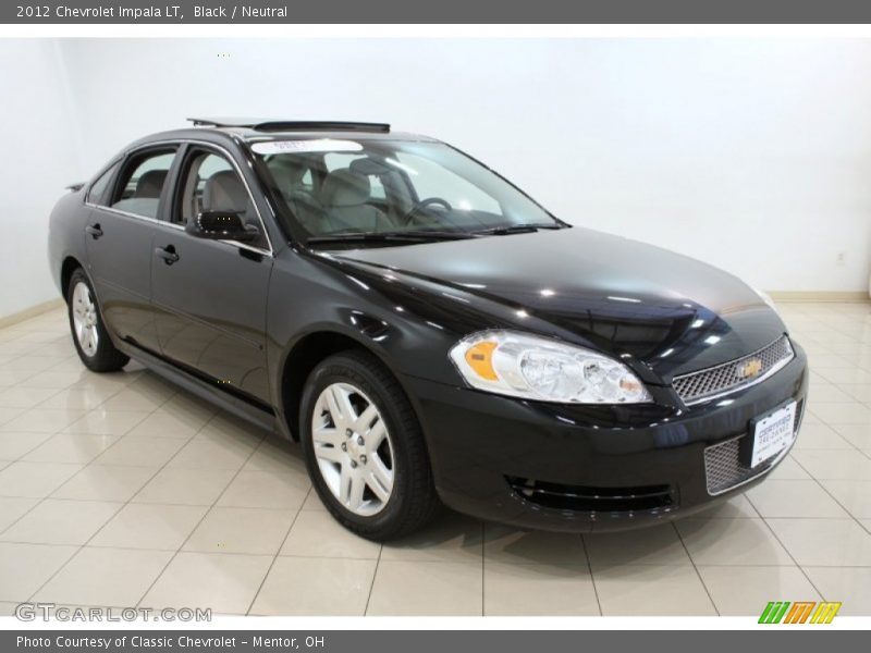 Black / Neutral 2012 Chevrolet Impala LT
