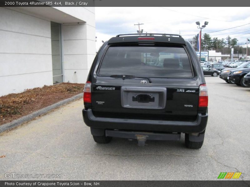 Black / Gray 2000 Toyota 4Runner SR5 4x4