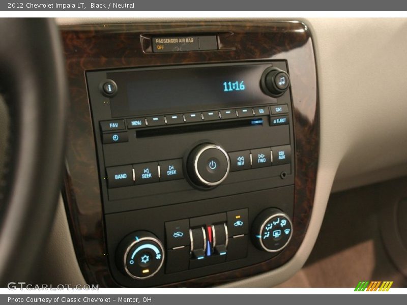 Black / Neutral 2012 Chevrolet Impala LT