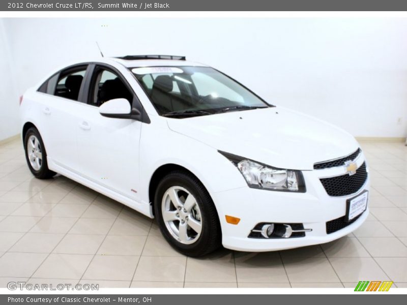 Summit White / Jet Black 2012 Chevrolet Cruze LT/RS