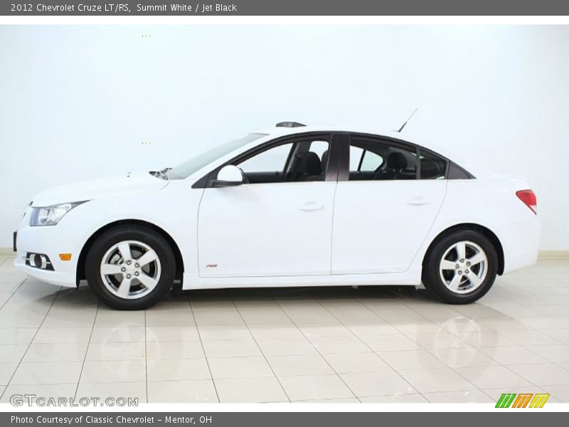 Summit White / Jet Black 2012 Chevrolet Cruze LT/RS
