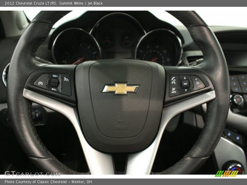 Summit White / Jet Black 2012 Chevrolet Cruze LT/RS