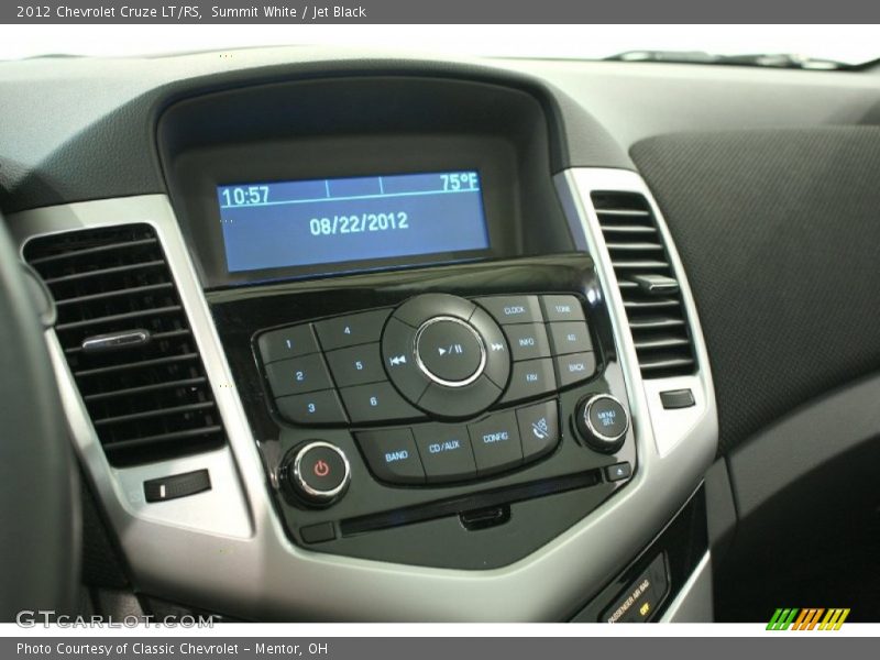 Summit White / Jet Black 2012 Chevrolet Cruze LT/RS