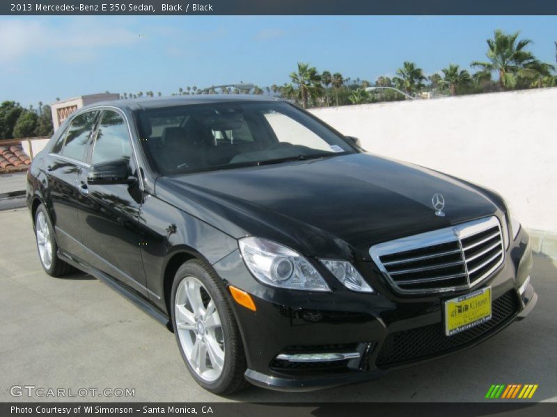 Black / Black 2013 Mercedes-Benz E 350 Sedan