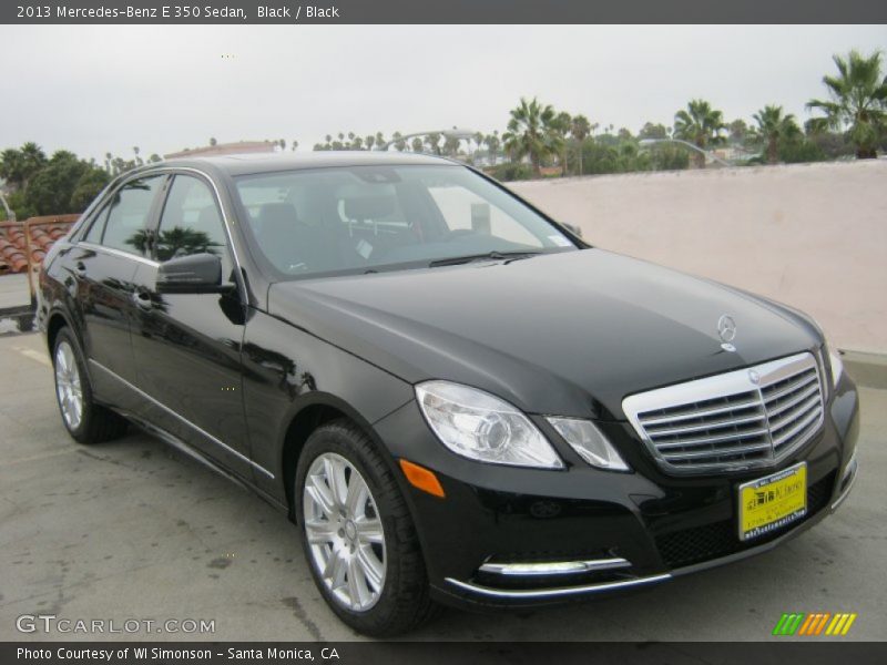 Black / Black 2013 Mercedes-Benz E 350 Sedan