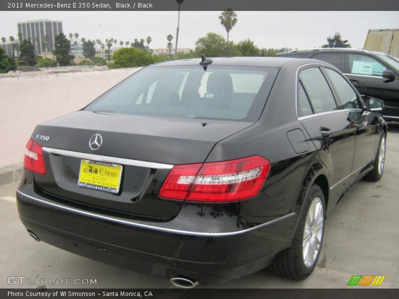 Black / Black 2013 Mercedes-Benz E 350 Sedan