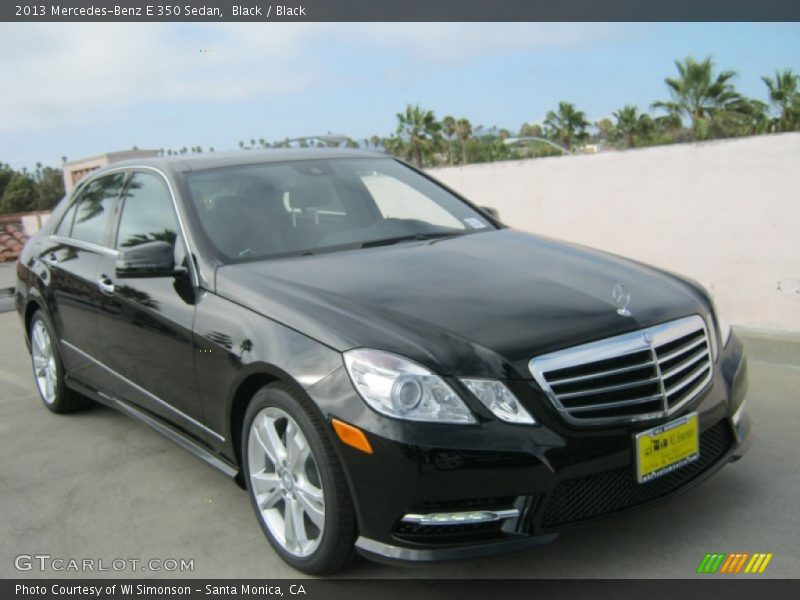 Black / Black 2013 Mercedes-Benz E 350 Sedan