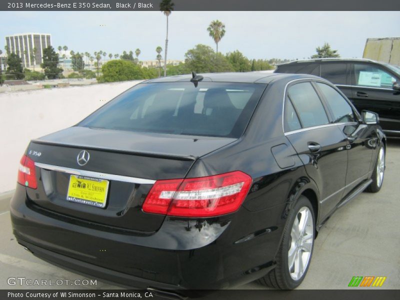 Black / Black 2013 Mercedes-Benz E 350 Sedan