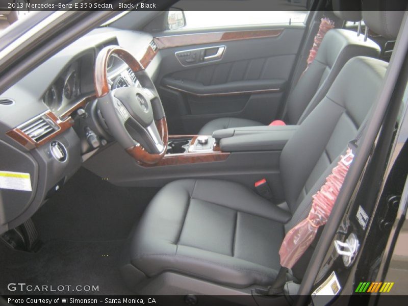 Black / Black 2013 Mercedes-Benz E 350 Sedan