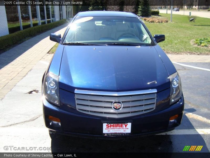 Blue Chip / Light Neutral 2005 Cadillac CTS Sedan