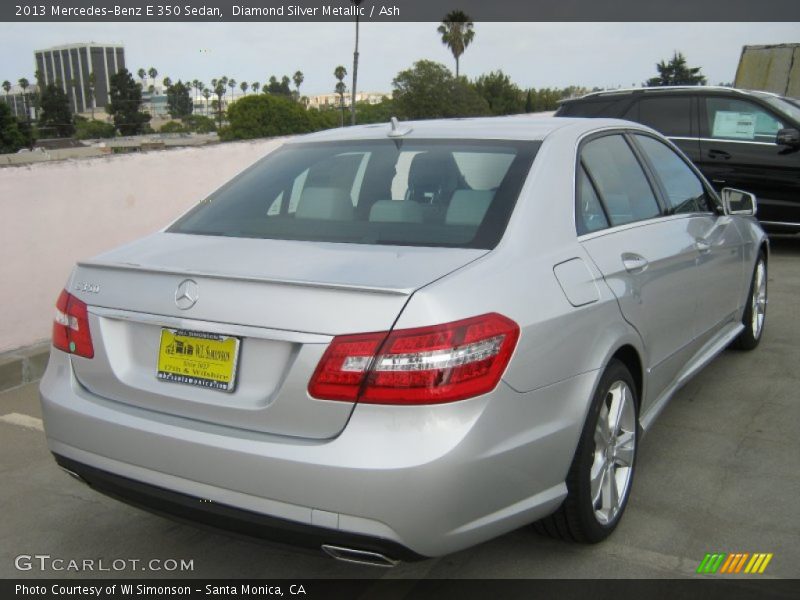 Diamond Silver Metallic / Ash 2013 Mercedes-Benz E 350 Sedan