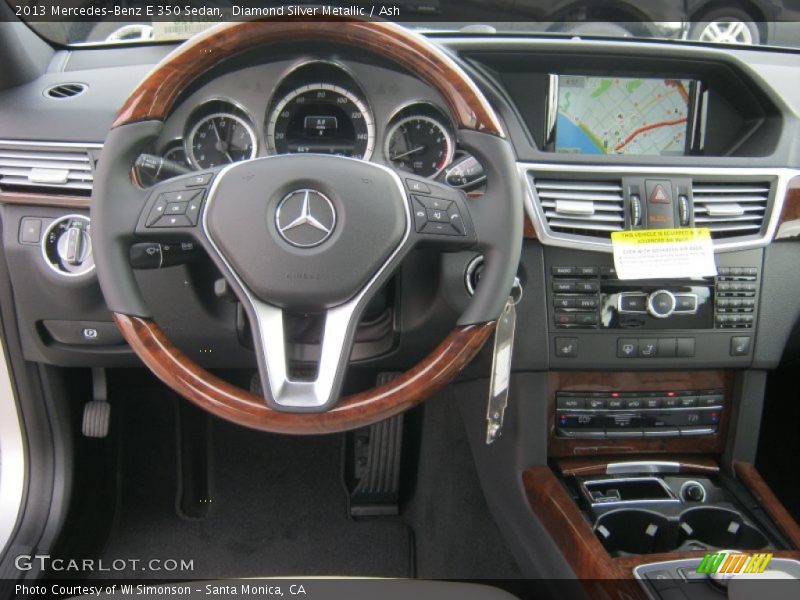 Diamond Silver Metallic / Ash 2013 Mercedes-Benz E 350 Sedan