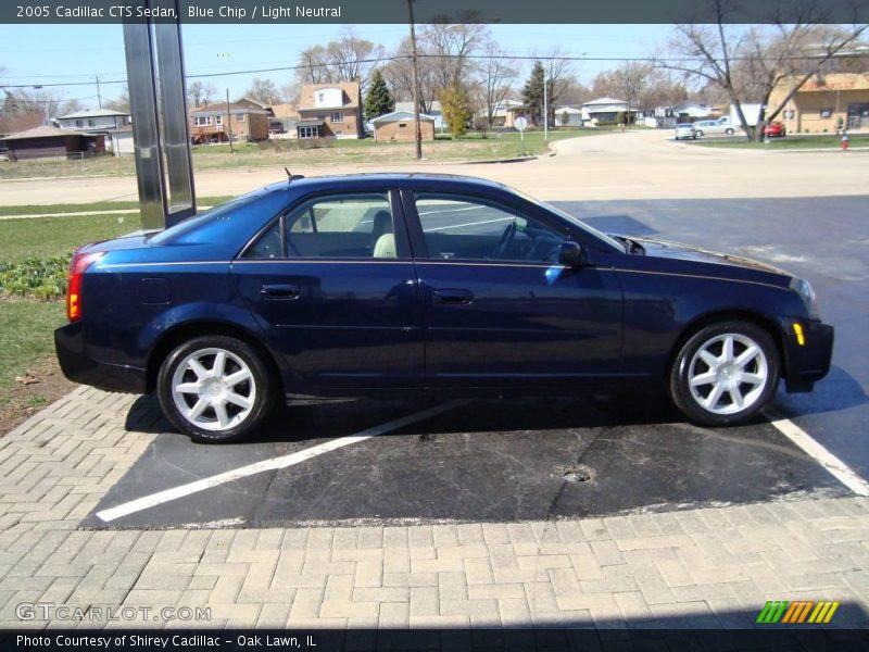Blue Chip / Light Neutral 2005 Cadillac CTS Sedan