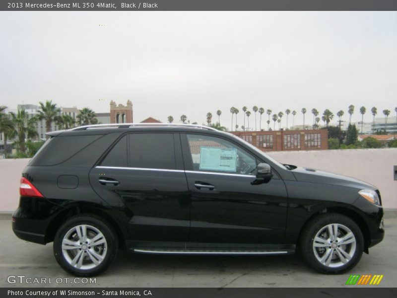 Black / Black 2013 Mercedes-Benz ML 350 4Matic