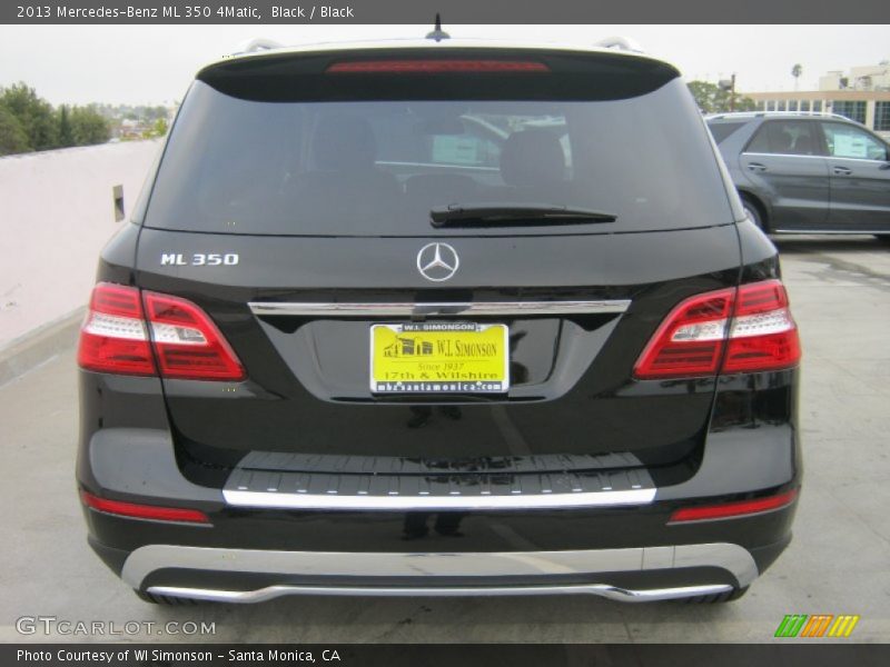 Black / Black 2013 Mercedes-Benz ML 350 4Matic