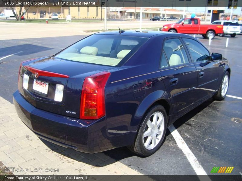 Blue Chip / Light Neutral 2005 Cadillac CTS Sedan