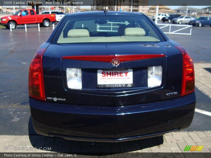 Blue Chip / Light Neutral 2005 Cadillac CTS Sedan