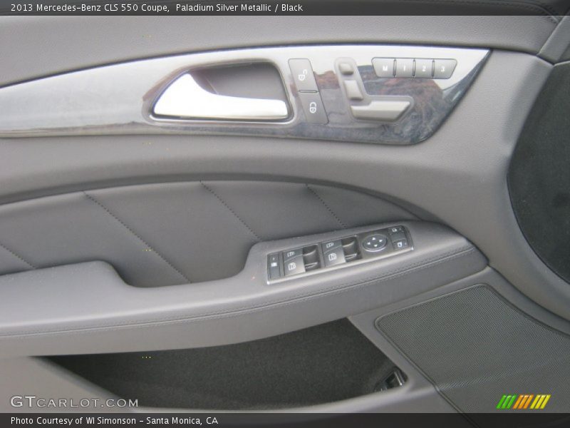 Paladium Silver Metallic / Black 2013 Mercedes-Benz CLS 550 Coupe
