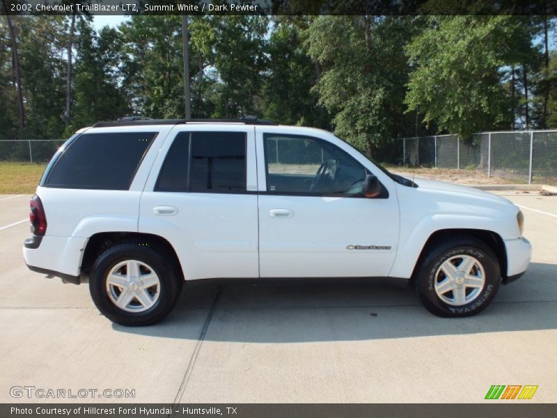 Summit White / Dark Pewter 2002 Chevrolet TrailBlazer LTZ