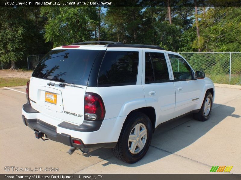 Summit White / Dark Pewter 2002 Chevrolet TrailBlazer LTZ