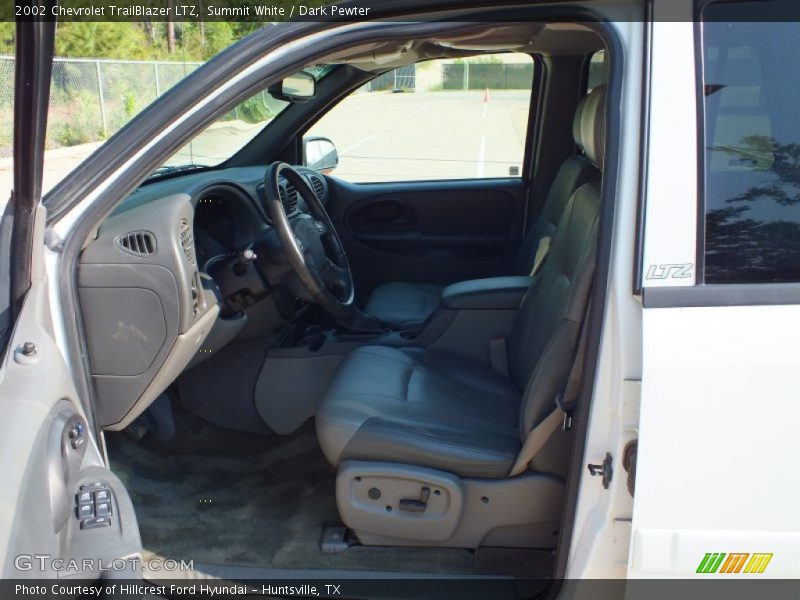 Summit White / Dark Pewter 2002 Chevrolet TrailBlazer LTZ