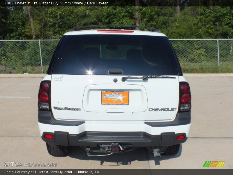 Summit White / Dark Pewter 2002 Chevrolet TrailBlazer LTZ