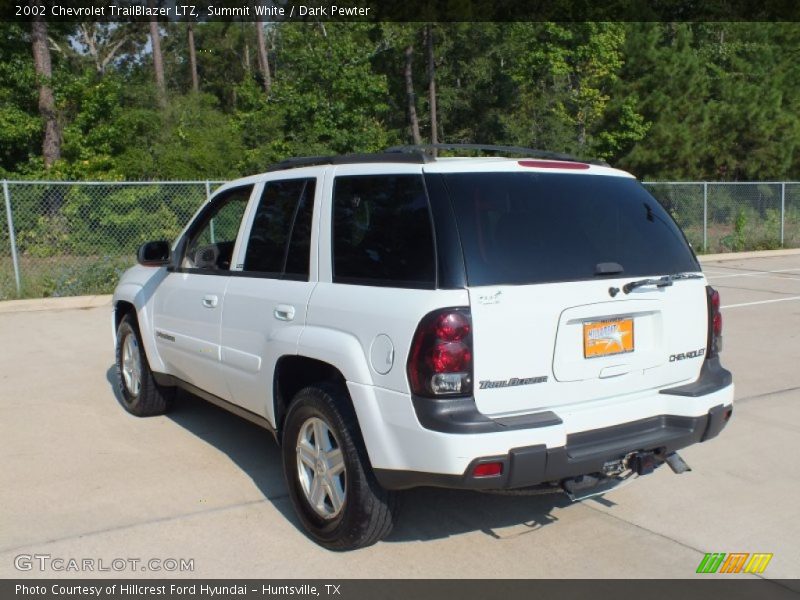 Summit White / Dark Pewter 2002 Chevrolet TrailBlazer LTZ