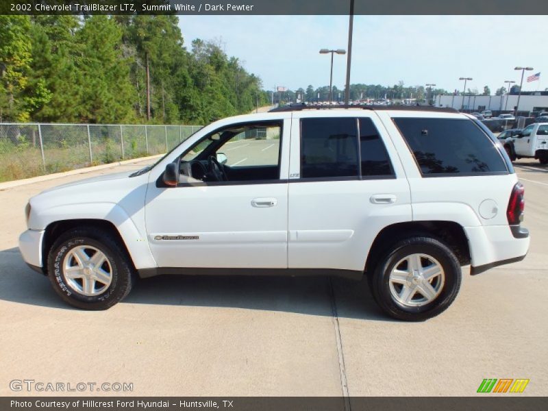 Summit White / Dark Pewter 2002 Chevrolet TrailBlazer LTZ