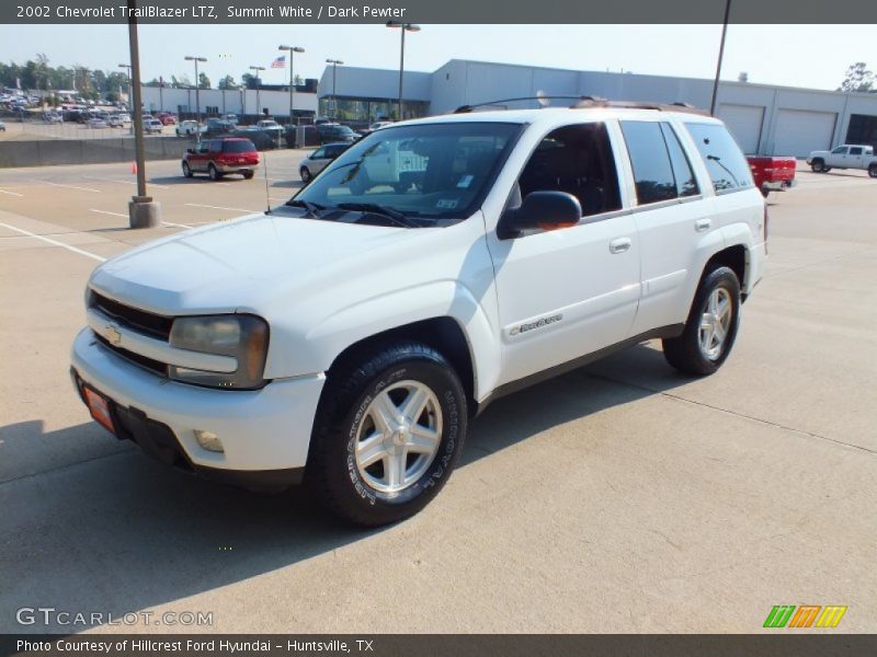 Summit White / Dark Pewter 2002 Chevrolet TrailBlazer LTZ