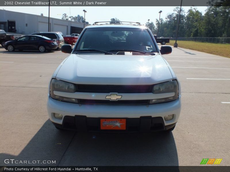 Summit White / Dark Pewter 2002 Chevrolet TrailBlazer LTZ