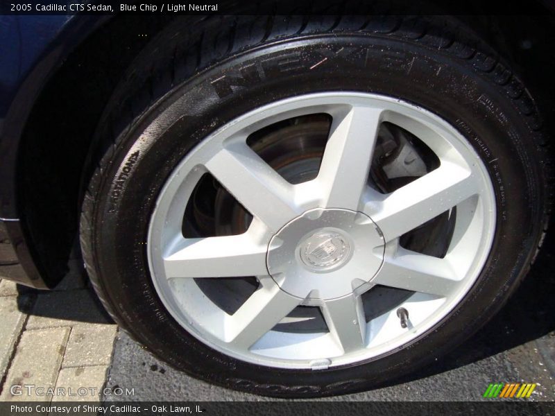 Blue Chip / Light Neutral 2005 Cadillac CTS Sedan