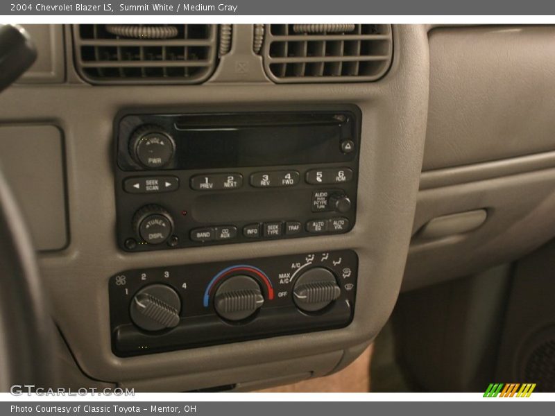 Controls of 2004 Blazer LS