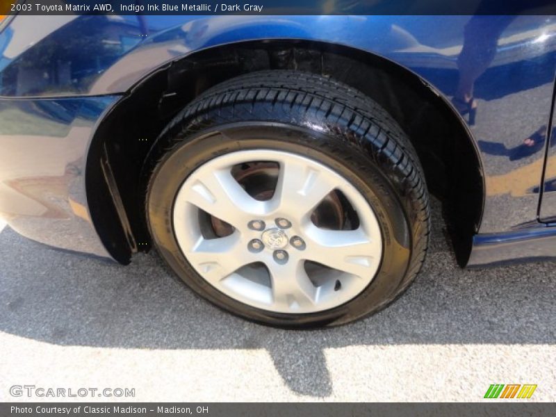 Indigo Ink Blue Metallic / Dark Gray 2003 Toyota Matrix AWD