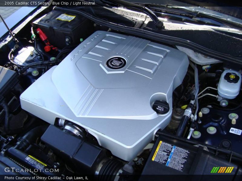 Blue Chip / Light Neutral 2005 Cadillac CTS Sedan