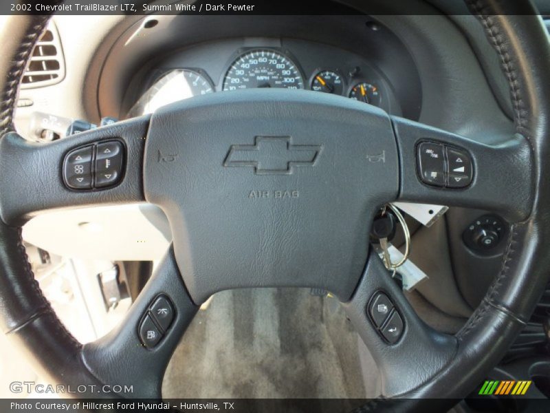 Summit White / Dark Pewter 2002 Chevrolet TrailBlazer LTZ