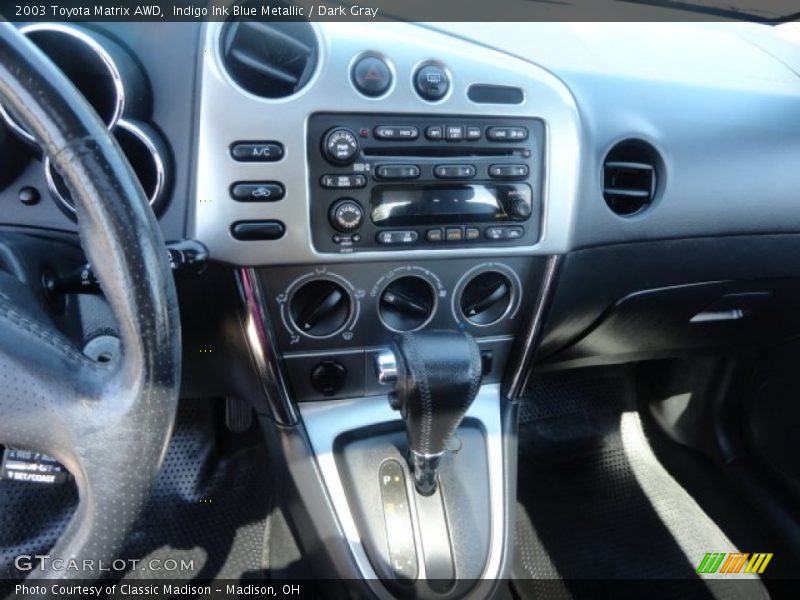 Indigo Ink Blue Metallic / Dark Gray 2003 Toyota Matrix AWD