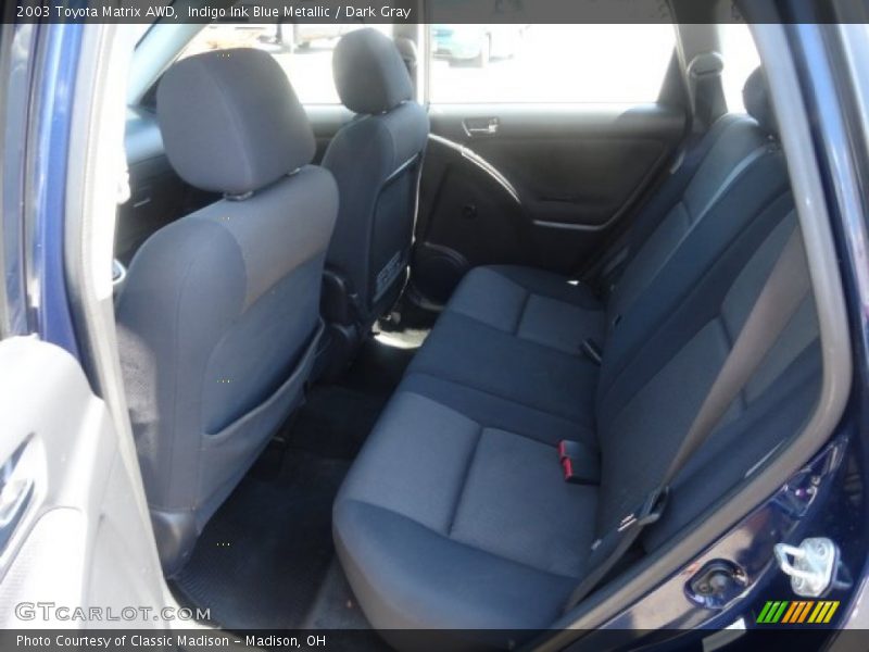 Indigo Ink Blue Metallic / Dark Gray 2003 Toyota Matrix AWD