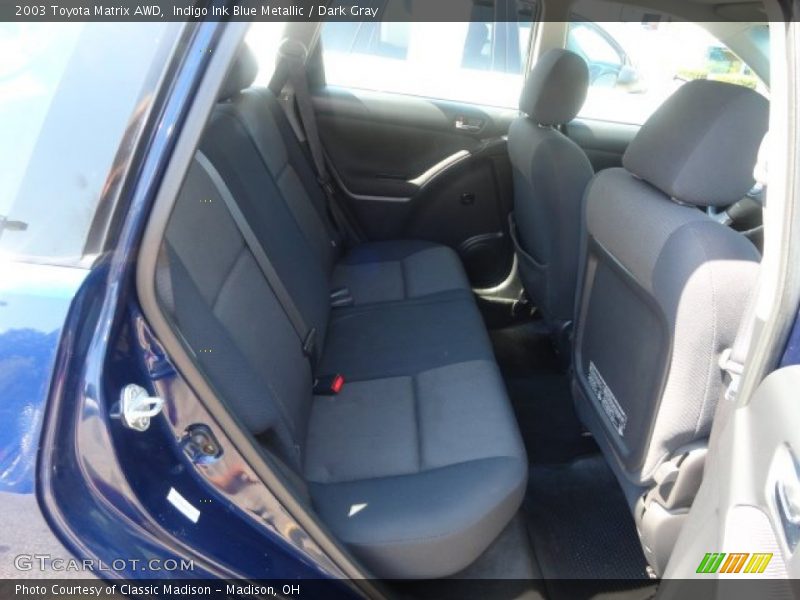 Indigo Ink Blue Metallic / Dark Gray 2003 Toyota Matrix AWD
