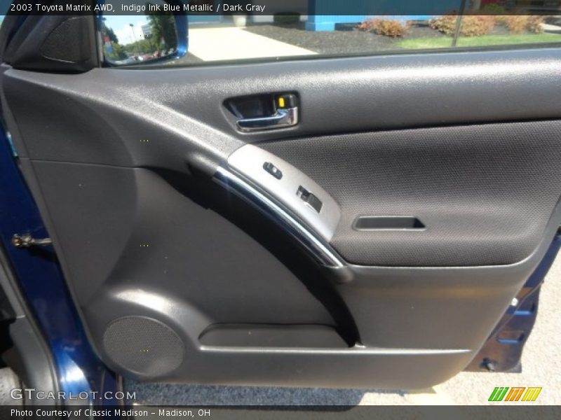 Indigo Ink Blue Metallic / Dark Gray 2003 Toyota Matrix AWD