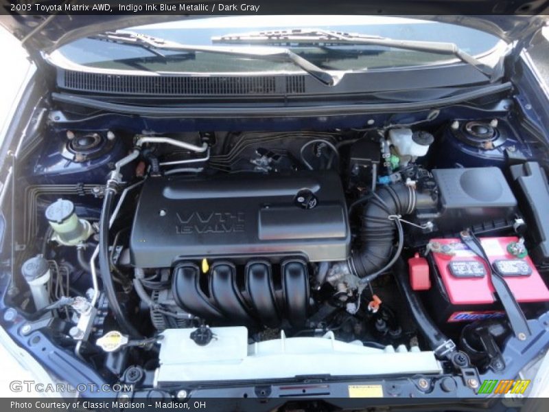 Indigo Ink Blue Metallic / Dark Gray 2003 Toyota Matrix AWD