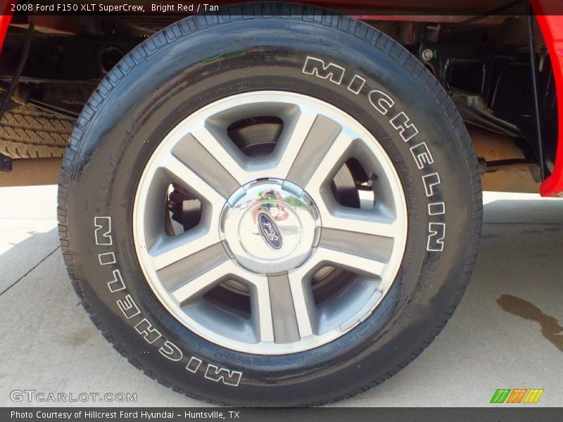 Bright Red / Tan 2008 Ford F150 XLT SuperCrew
