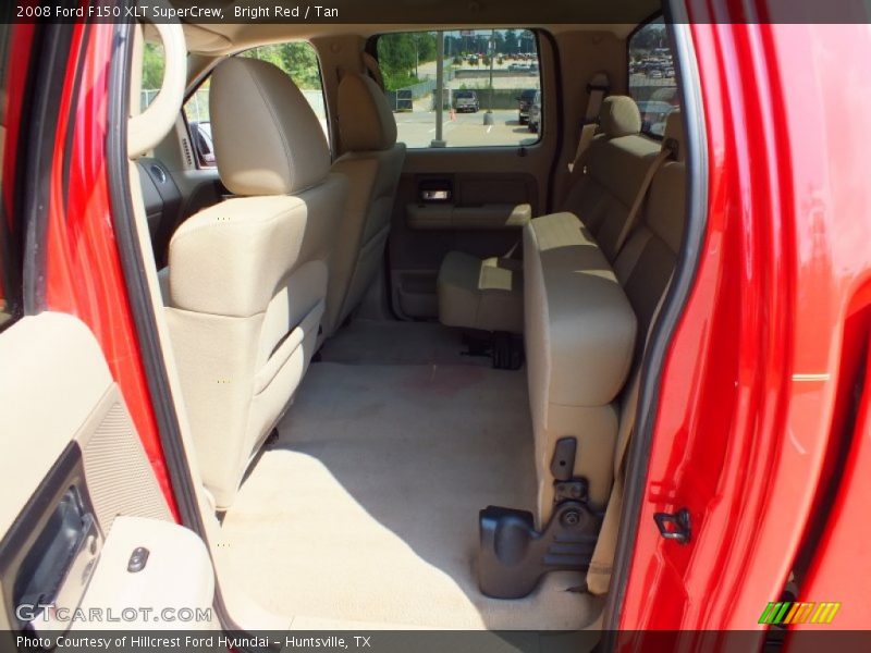 Bright Red / Tan 2008 Ford F150 XLT SuperCrew