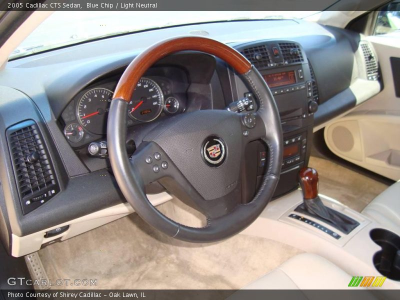 Blue Chip / Light Neutral 2005 Cadillac CTS Sedan